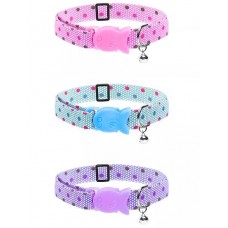 James and Steel Dotty Cat Collar