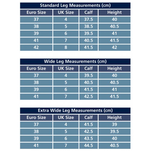 Shires Norfolk Boots Size Chart