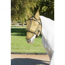 Guardsman Fly Mask with Ears in Noble Gold