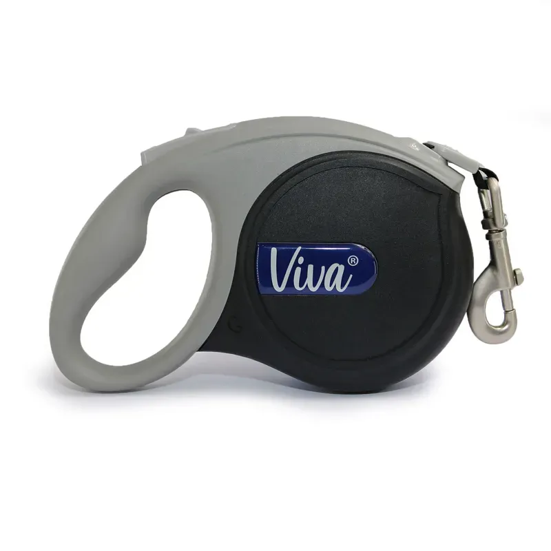 Ancol 5m Large Viva Retractable Lead in Black