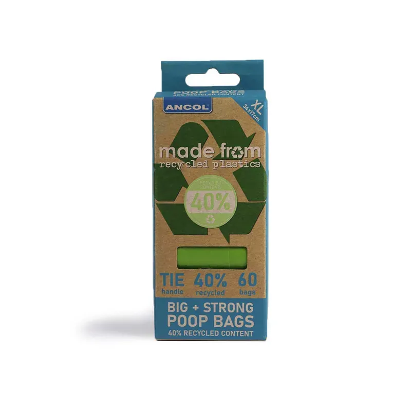 Ancol Made From Poop Bag 4 Refills in Brown