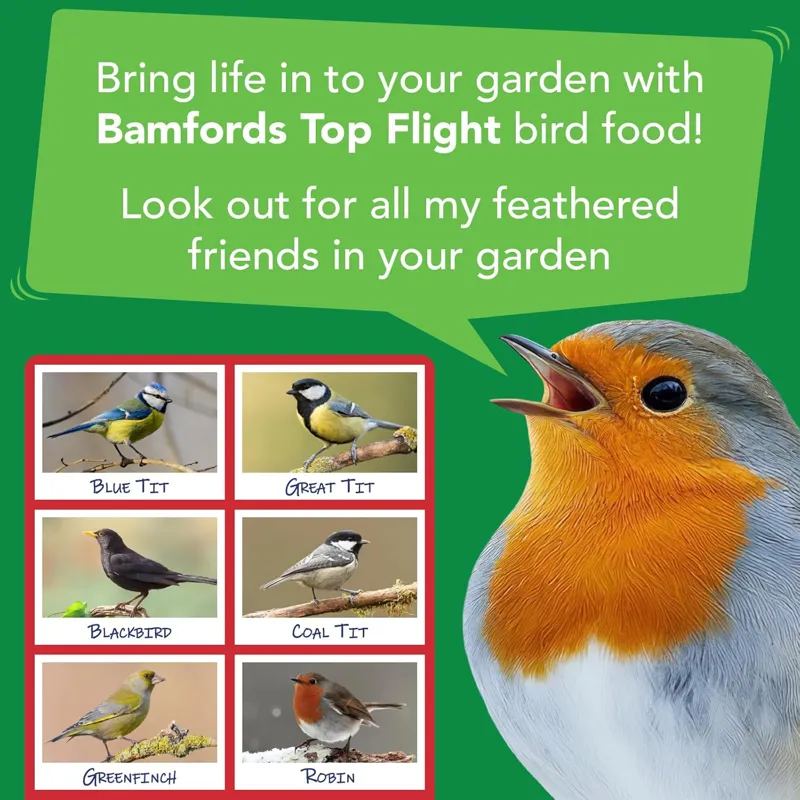 Bamfords Top Flight Garden Gourmet Wild Bird Food 20kg-4