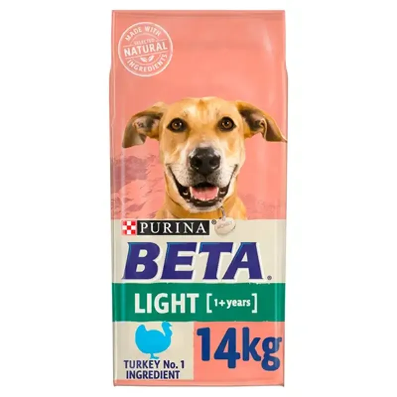 Beta Adult Light Dog Food in Brown
