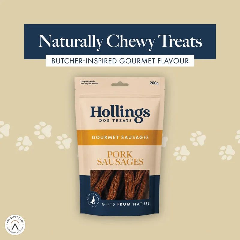Hollings Gourmet Pork Sausages 200g-2