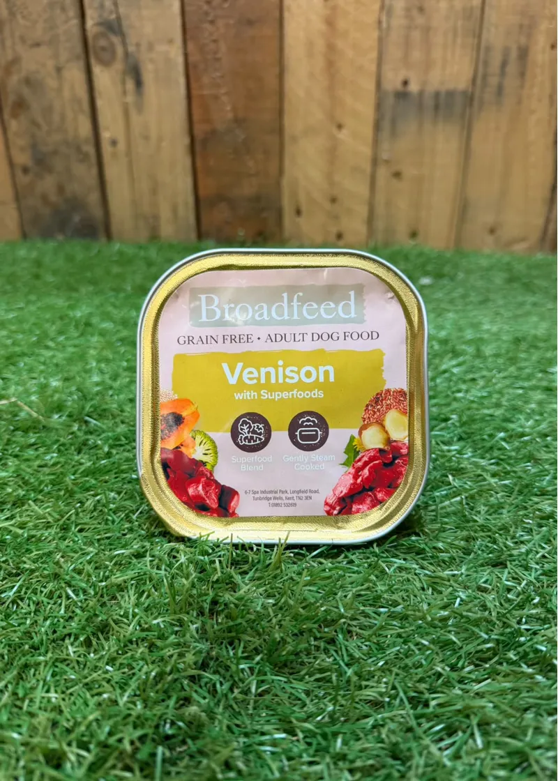 Broadfeed Super Premium Venison Feat - 300g