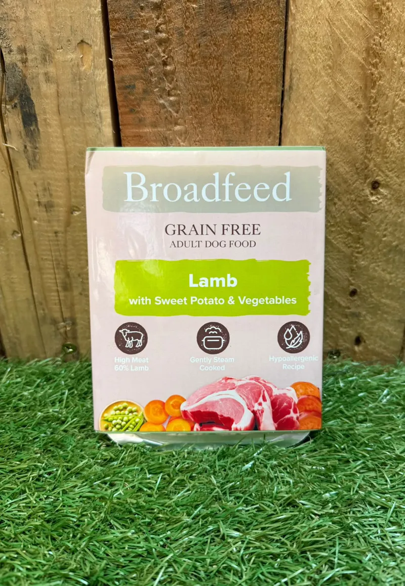 Broadfeed Grain Free Lamb - 395g