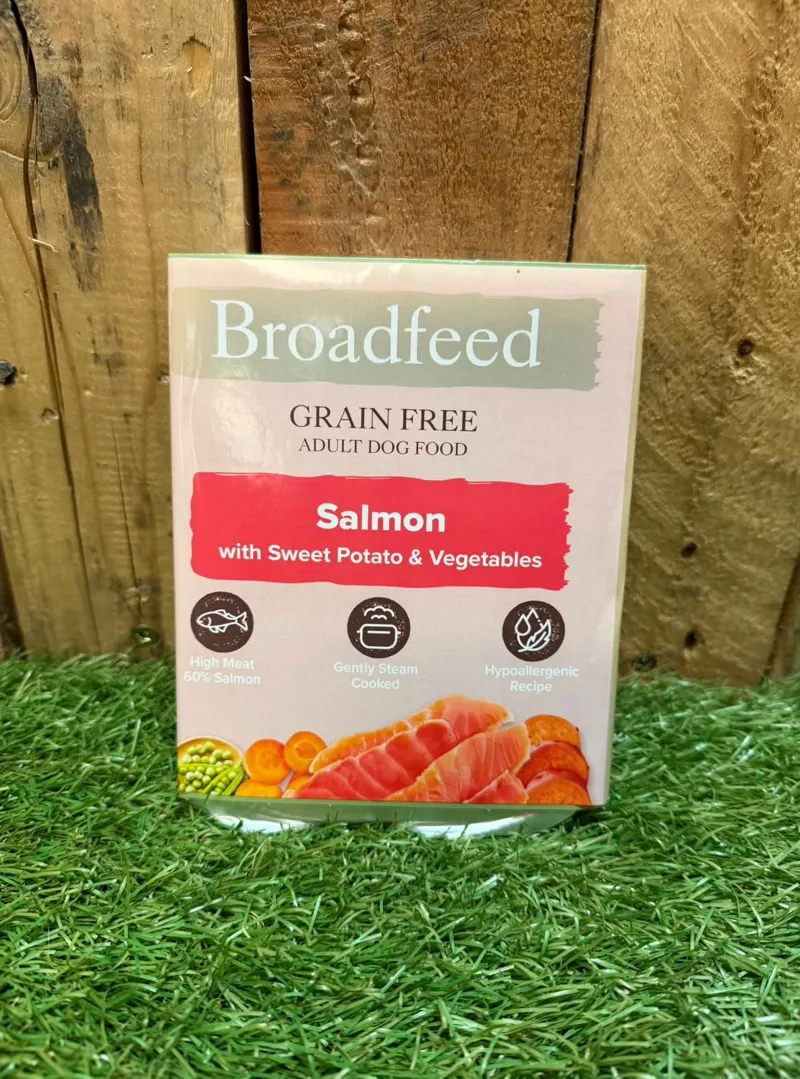 Broadfeed Grain Free Salmon - 395g
