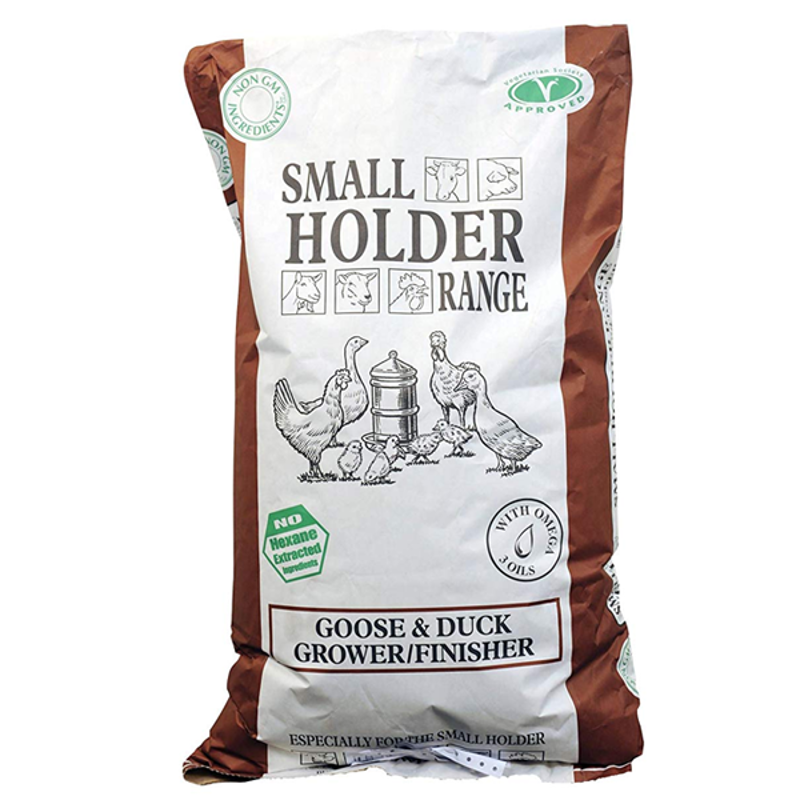 Allen and Page Small Holder Duck/Goose Grower Finisher Pellets 20kg