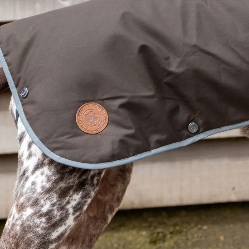Ancol Heritage Wax Cotton Dog Coat M in Green-2