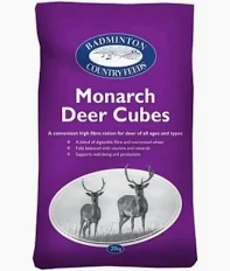 Badminton Monarch Deer Cubes 20kg