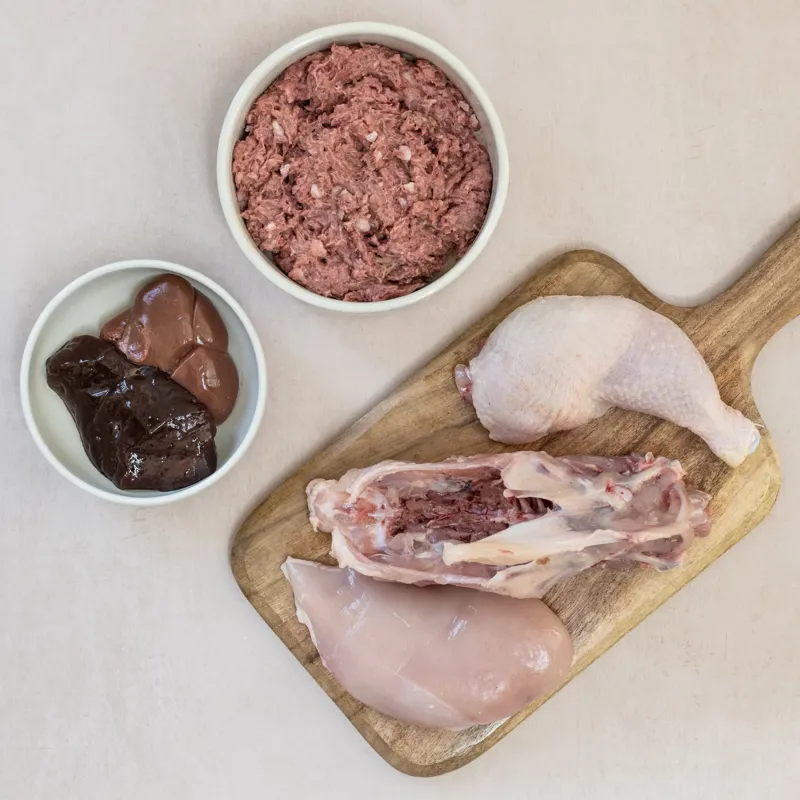 Benyfit Chicken Meat Feast 80:10:10 Raw Dog Food-2