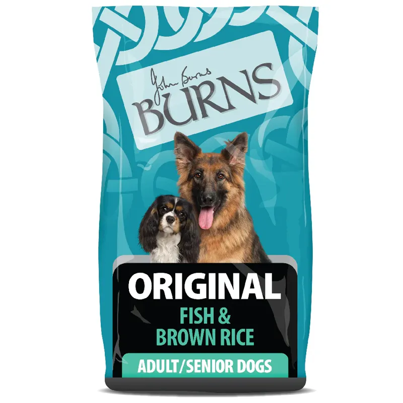 Burns Original Fish and Brown Rice Dry Dog Food 12kg