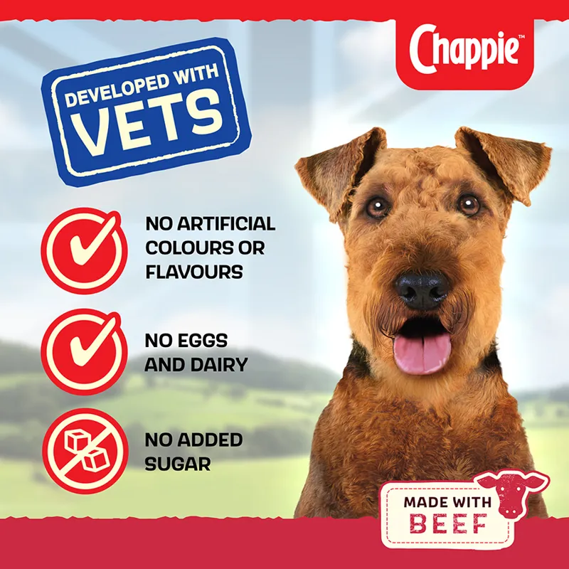 Chappie Complete Adult Dry Dog Food Beef and Wholegrain Cereal 15kg-8