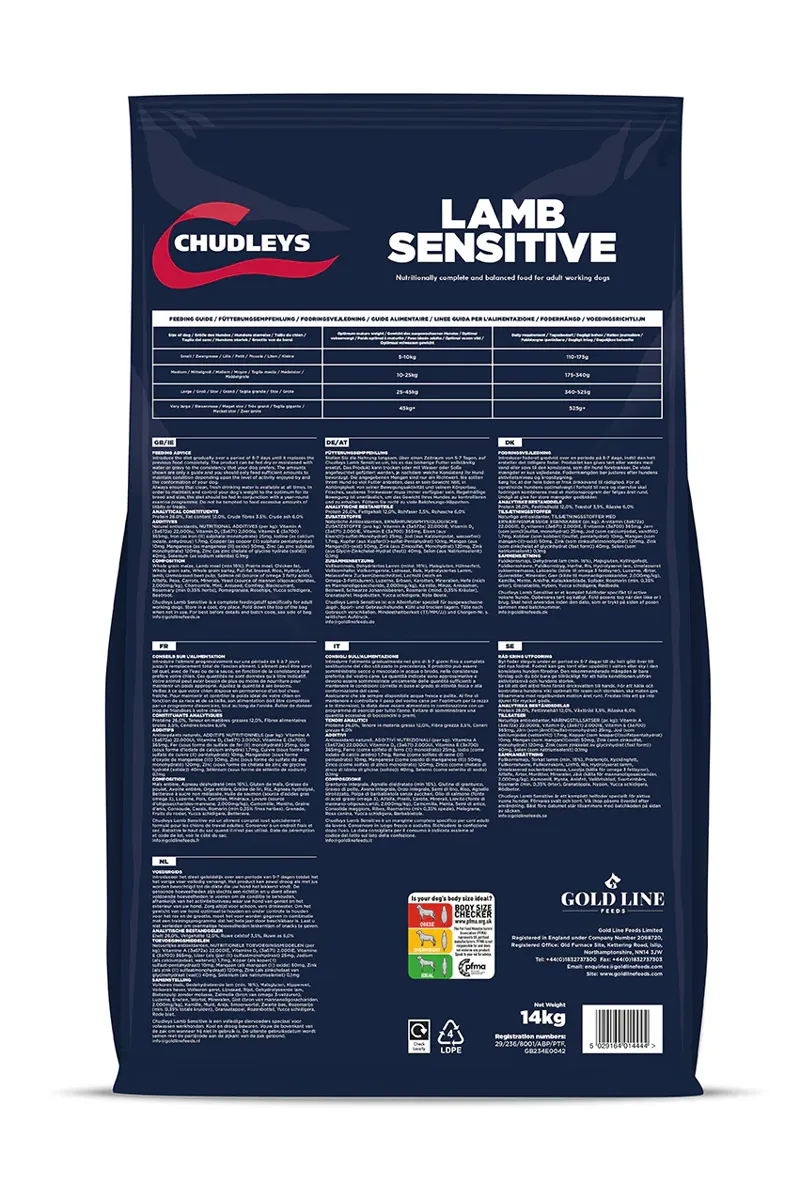 Chudleys Lamb Sensitive 14kg-1