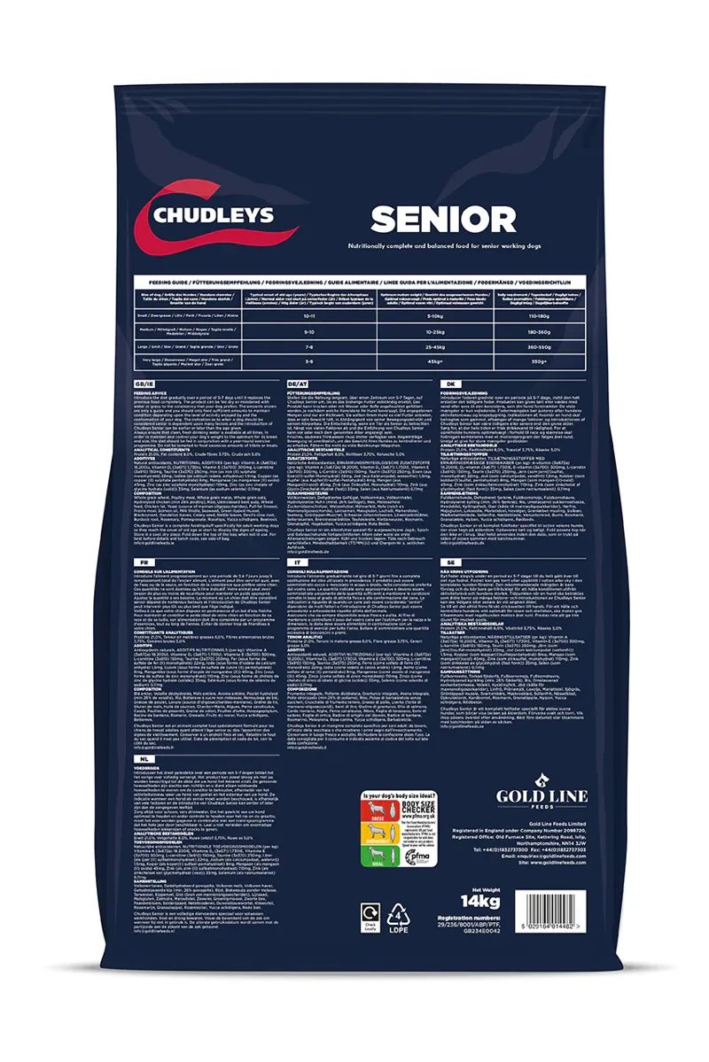 Chudleys Senior Dog Food 14kg-1