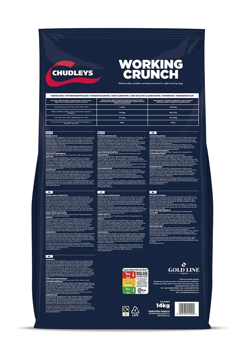 Chudleys Working Crunch 14kg-1