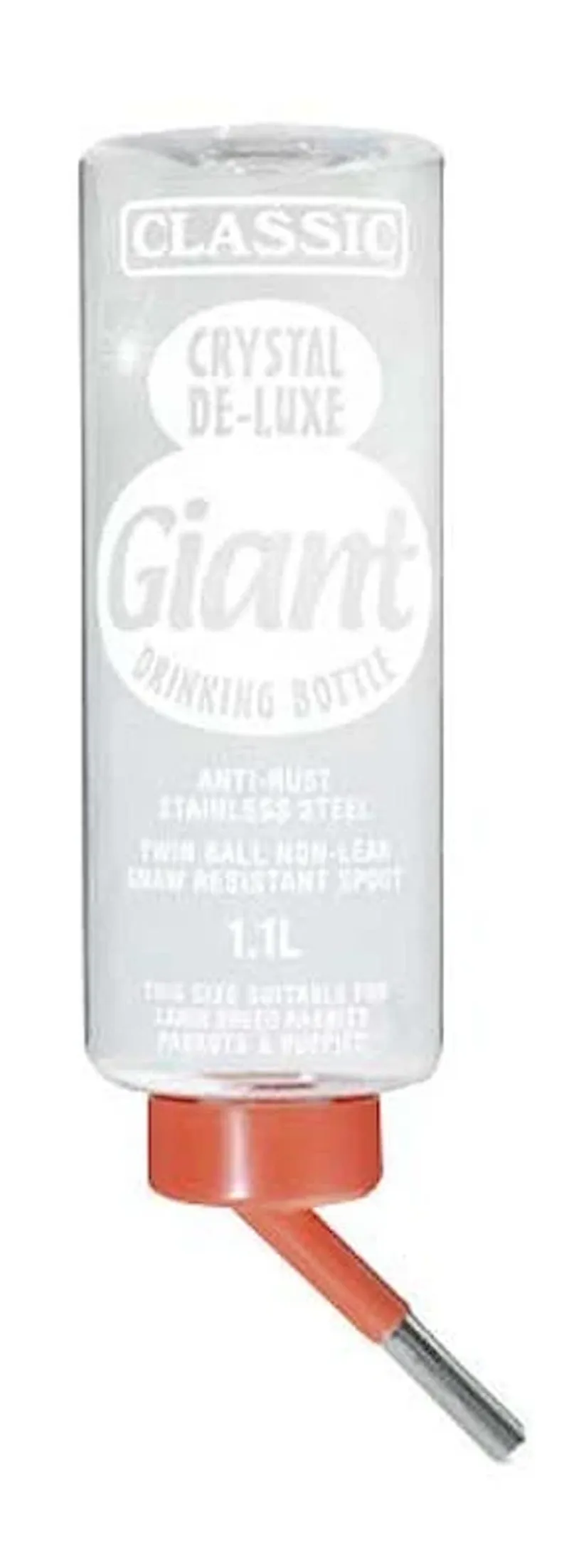 Classic Crystal Deluxe Drinking Bottle Giant 1.1L
