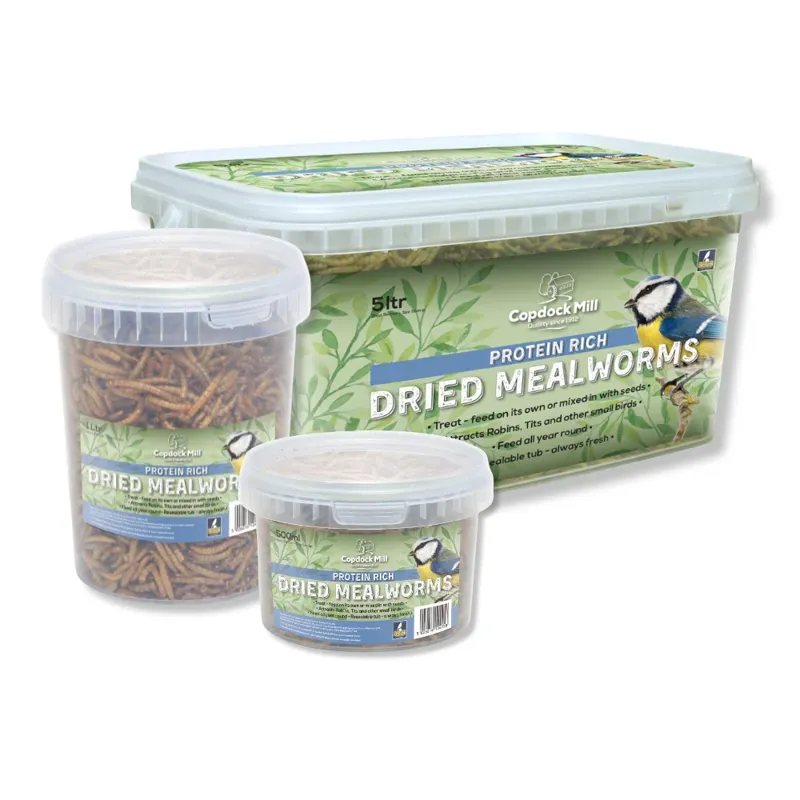 Copdock Mill Dried Mealworms 1L-1