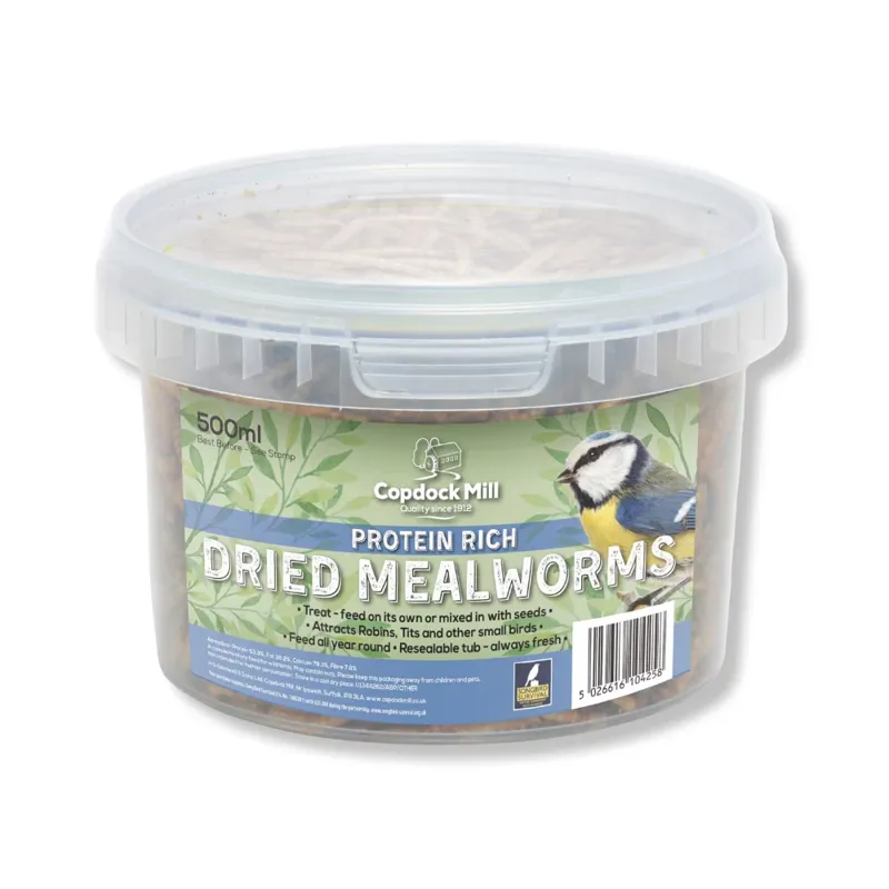 Copdock Mill Dried Mealworms 1L-2