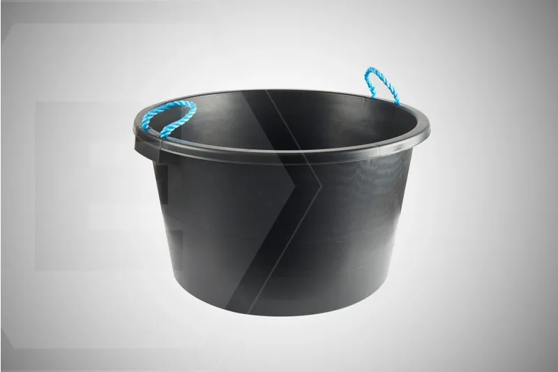 Earlswood Rope Handle Tub 75L in Black