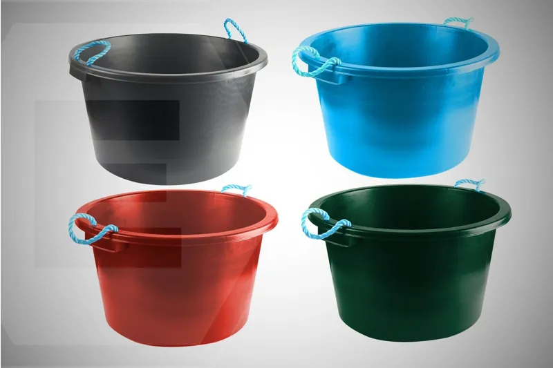 Earlswood Rope Handle Tub 75L in Black-1