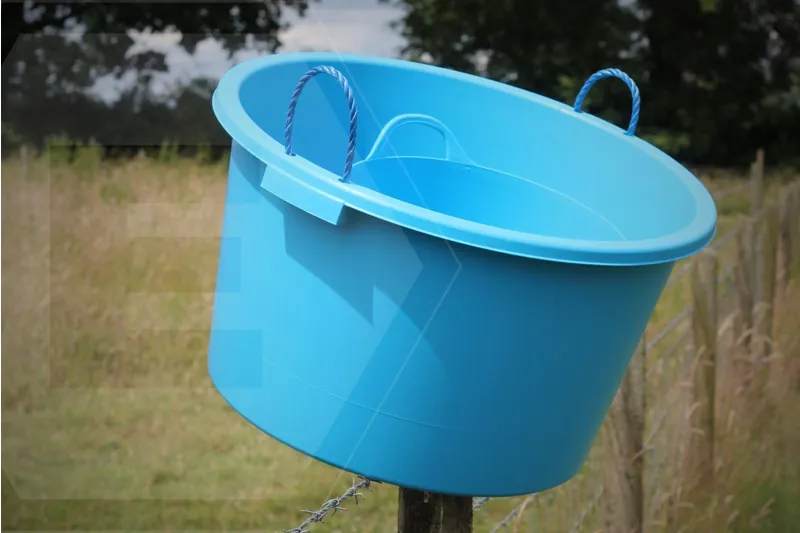 Earlswood Rope Handle Tub 75L in Blue-2
