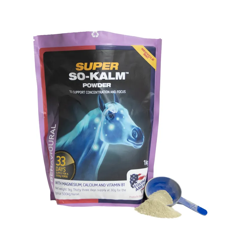 Equine America Super So Kalm Plus Powder 1kg-2