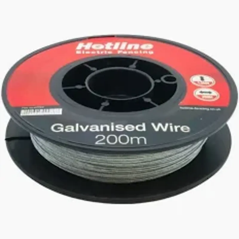 Hotline Galvanised Steel Wire 200m