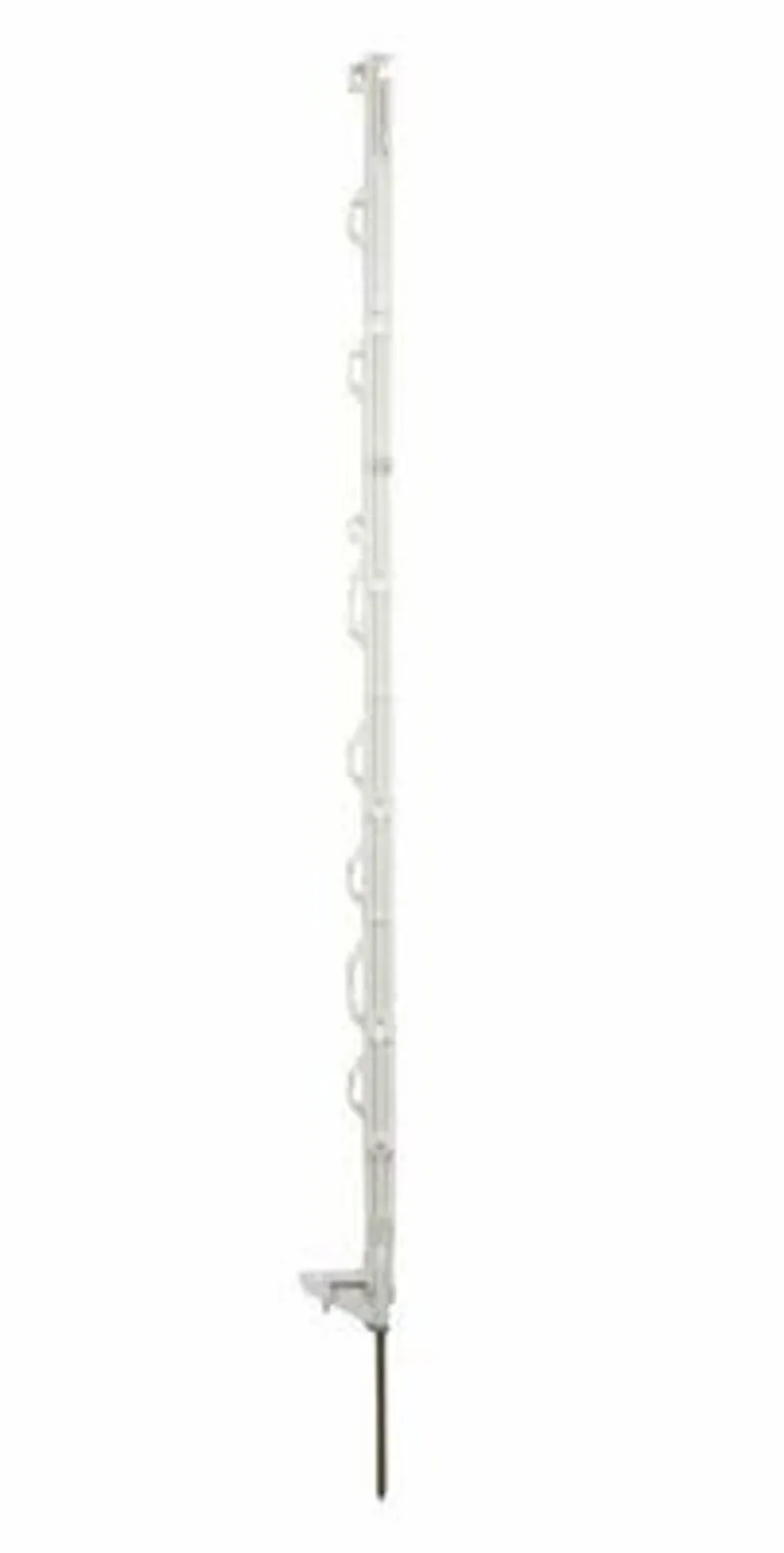 Hotline Premium Multiwire Electric Fence Post 1.05m 10PACK in White-1