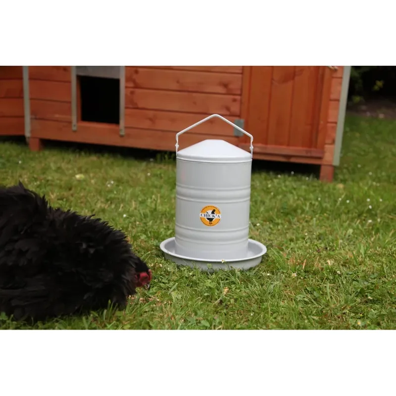 Hotline Vintage Poultry Drinker 10L in Green-2