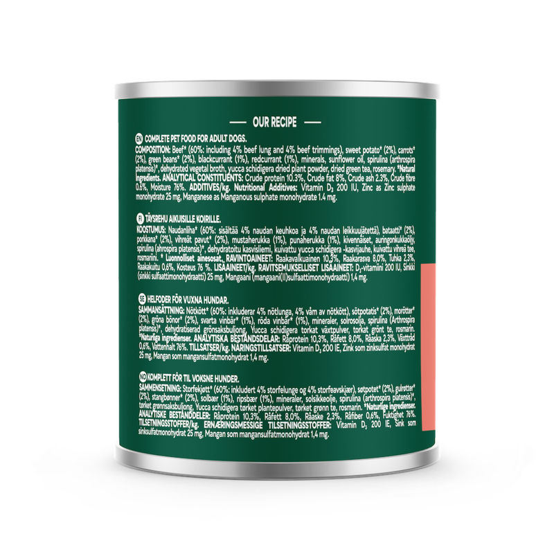 Nature's Menu Country Hunter Beef Tin 600g-1