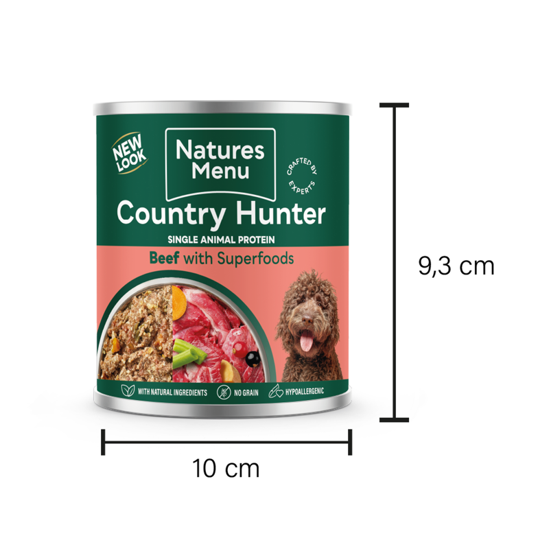 Nature's Menu Country Hunter Beef Tin 600g-2