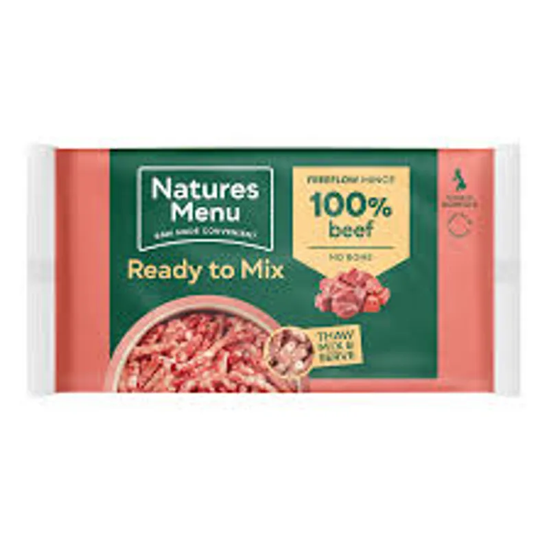 Nature's Menu Free Flow Minced Beef 2kg