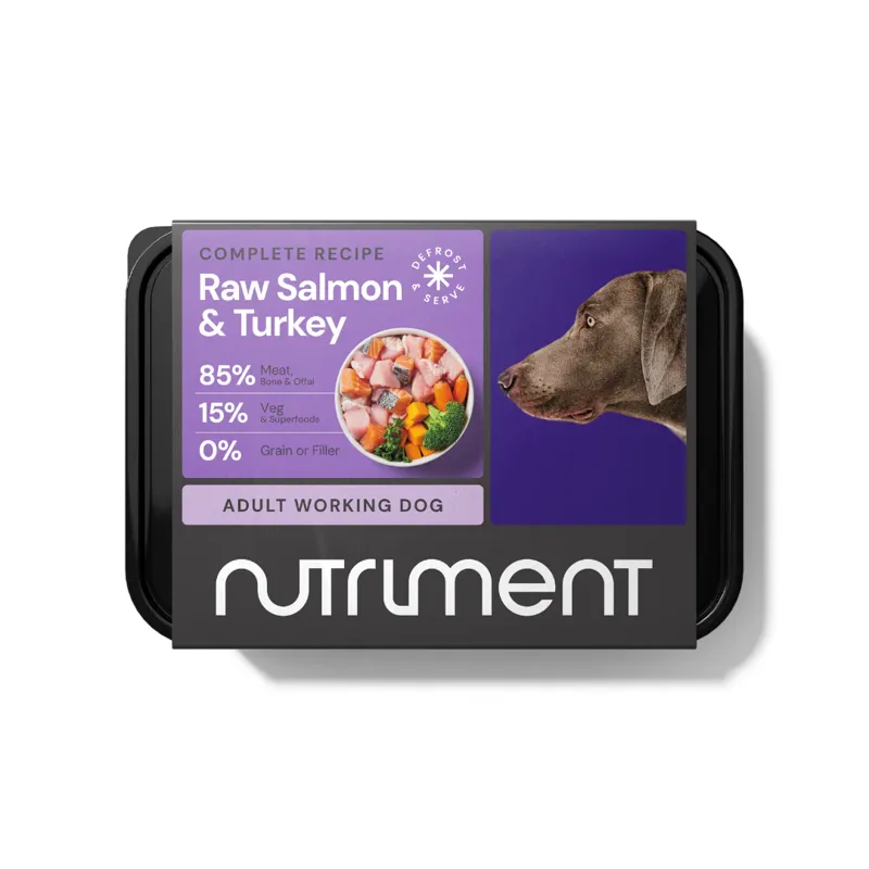 Nutriment Salmon and Turkey Raw Food 500g