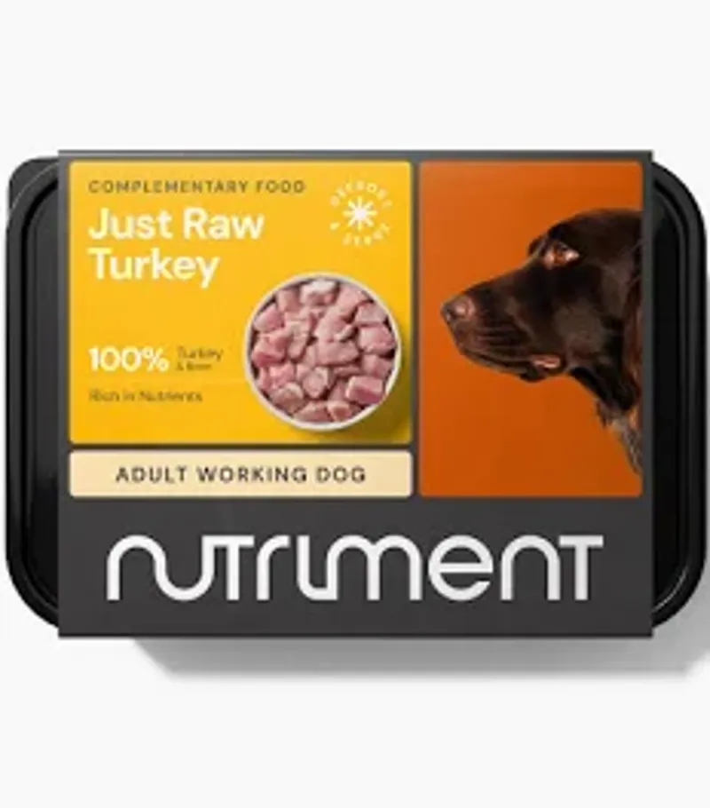 Nutriment Turkey Raw Food 500g