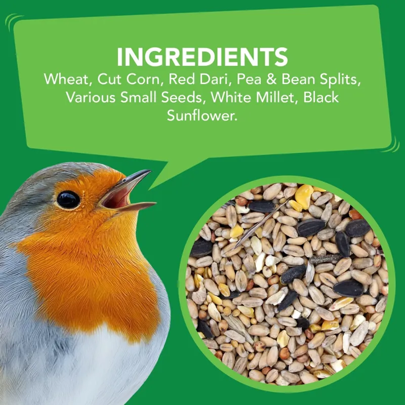 Bamfords Budget Wild Bird Food 20kg Seed Grain Mix-3