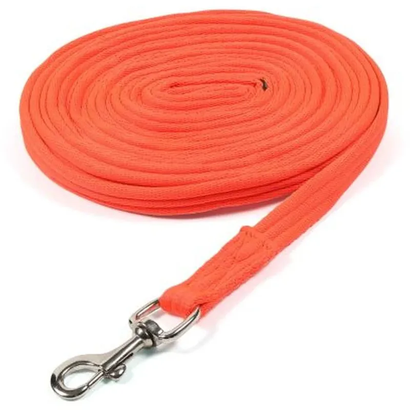 Shires ARMA Cushion Web Lunge Line 8m in Orange