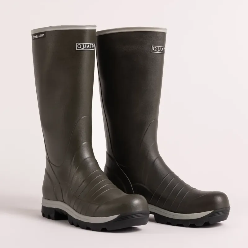Skellerup Footwear Quatro Knee Wellingtons in Green