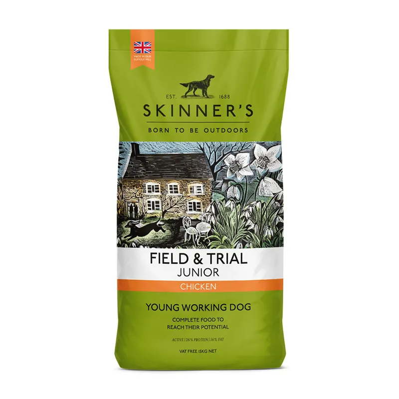 Skinners Field and Trial Junior Chicken Dry Dog Food 15kg