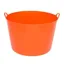 Tubtrug XLarge Flexible Tub 75L in Orange
