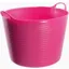 Tubtrug XLarge Flexible Tub 75L in Pink
