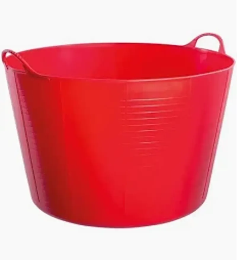 Tubtrug XLarge Flexible Tub 75L in Red