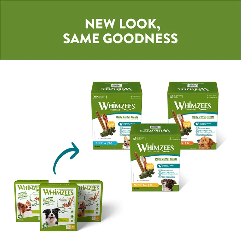 Whimzees Daily Dental Treats M/L-1