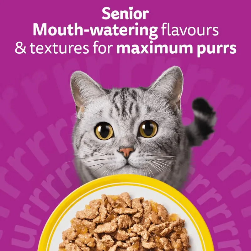 Whiskas 7+ Poultry Cat Pouches 40x100g-1