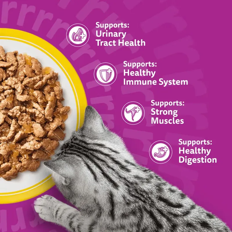 Whiskas 7+ Poultry Cat Pouches 80x85g-3