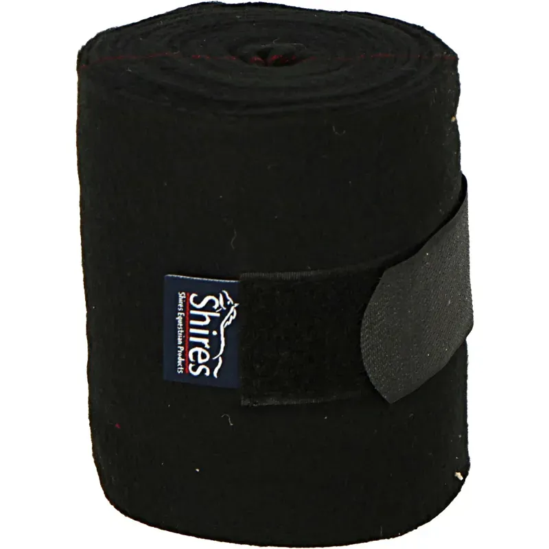 Shires Arma Fleece Bandages 5 in Black